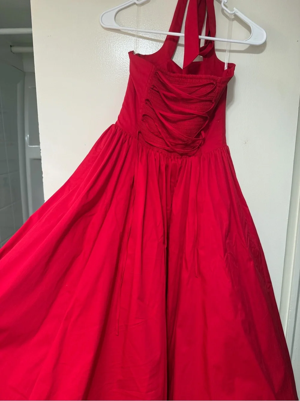 baby boo midi halter dress